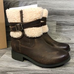 UGG Blayre Chipmunk Wool Cuff Boots